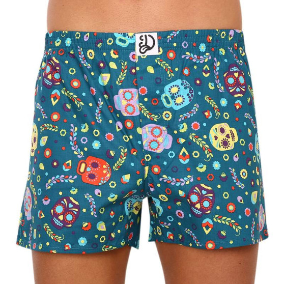 Boxers alegres para homem Dedoles Caveiras e flores (D-M-UN-LB-C-C-1464)