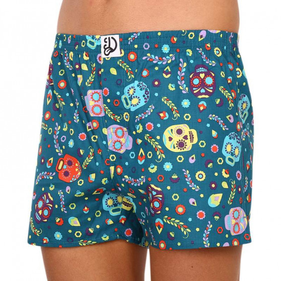 Boxers alegres para homem Dedoles Caveiras e flores (D-M-UN-LB-C-C-1464)