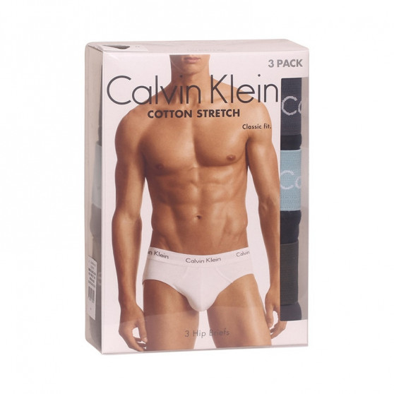 3PACK cuecas para homem Calvin Klein multicolorido (U2661G-6EW)