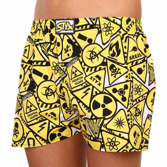 Boxers para homem Styx arte clássica alerta de borracha (A1350)