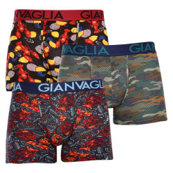 3PACK Boxers para homem Gianvaglia multicolorido (GVG-5506)