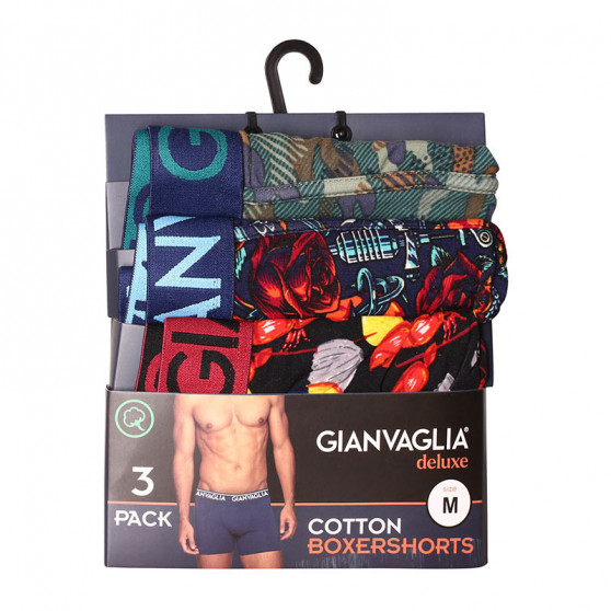 3PACK Boxers para homem Gianvaglia multicolorido (GVG-5506)