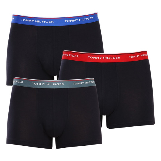 3PACK Boxers para homem Tommy Hilfiger azul escuro (UM0UM01642 0SN)