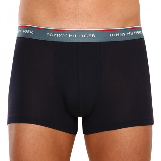 3PACK Boxers para homem Tommy Hilfiger azul escuro (UM0UM01642 0SN)