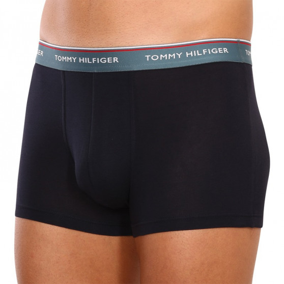 3PACK Boxers para homem Tommy Hilfiger azul escuro (UM0UM01642 0SN)