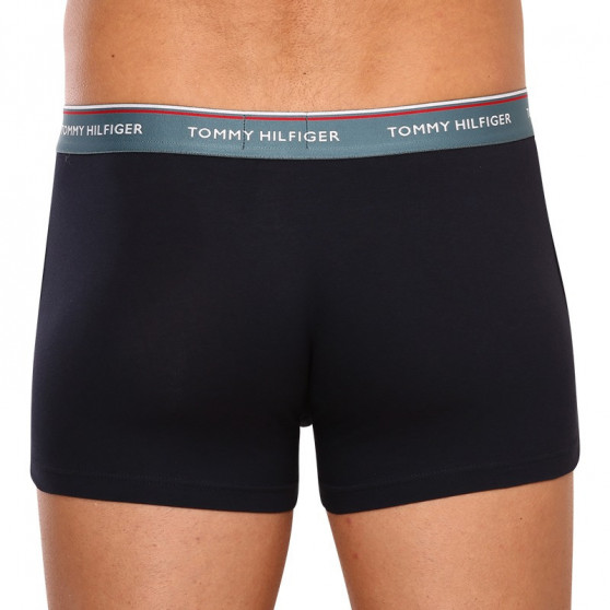 3PACK Boxers para homem Tommy Hilfiger azul escuro (UM0UM01642 0SN)