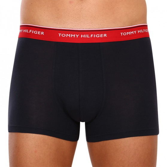 3PACK Boxers para homem Tommy Hilfiger azul escuro (UM0UM01642 0SN)