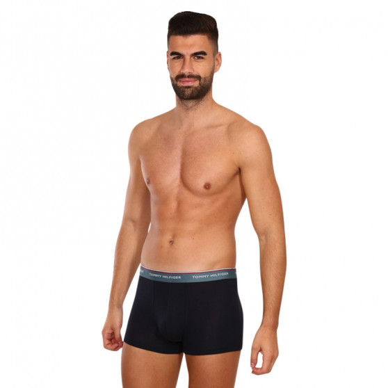 3PACK Boxers para homem Tommy Hilfiger azul escuro (UM0UM01642 0SN)