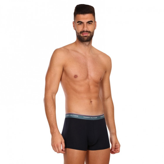 3PACK Boxers para homem Tommy Hilfiger azul escuro (UM0UM01642 0SN)