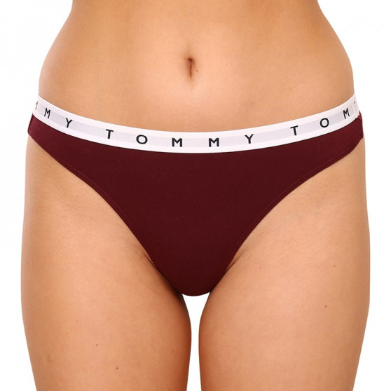 3PACK Tanga para mulher Tommy Hilfiger multicolorido (UW0UW02521 0V4)