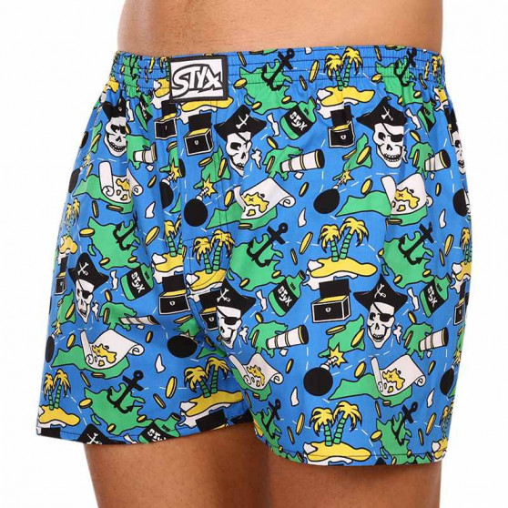 Boxers para homem Styx arte clássica borracha pirate (A1250)