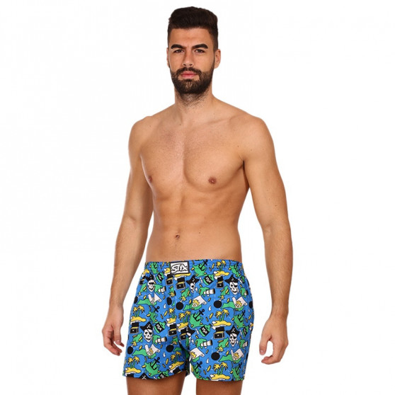 Boxers para homem Styx arte clássica borracha pirate (A1250)