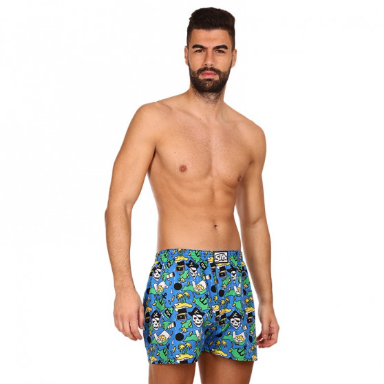 Boxers para homem Styx arte clássica borracha pirate (A1250)