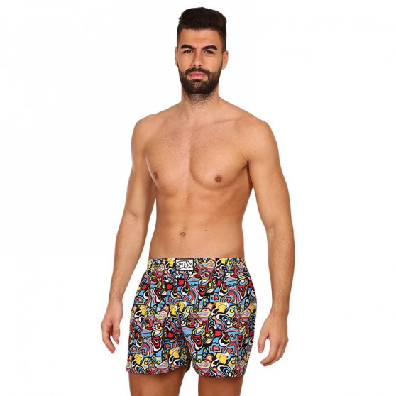 Boxers para homem Styx arte clássica borracha sketch (A1254)