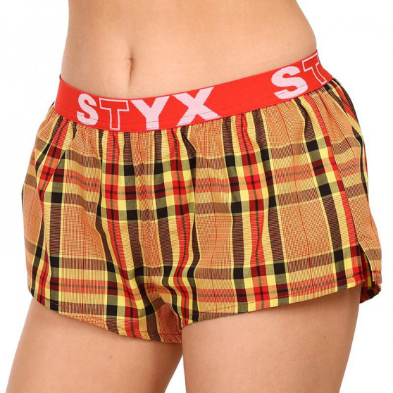 Boxers para mulher Styx desporto elástico multicolorido (T921)