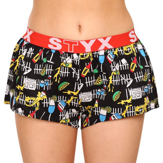 Boxers para mulher Styx arte desporto festa borracha (T1251)