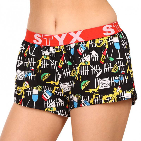 Boxers para mulher Styx arte desporto festa borracha (T1251)