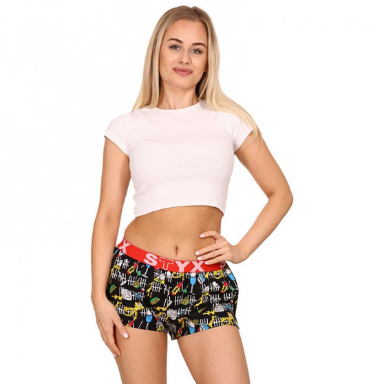 Boxers para mulher Styx arte desporto festa borracha (T1251)