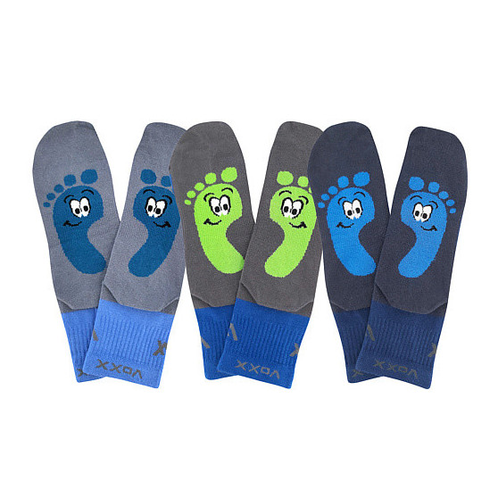 3PACK meias de criança Voxx multicoloridas (Barefootik-mix-boy)