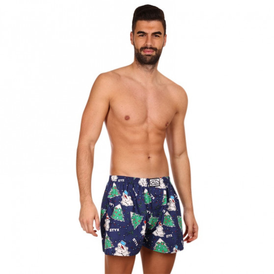 Boxers para homem Styx arte clássica borracha Christmas (A1450)