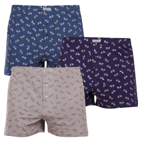 3PACK Boxers para homem Andrie multicolorido (PS 5642)