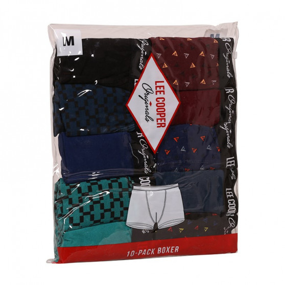 10PACK Boxers para homem Lee Cooper multicolorido (LCUBOX10P0105-1769864)