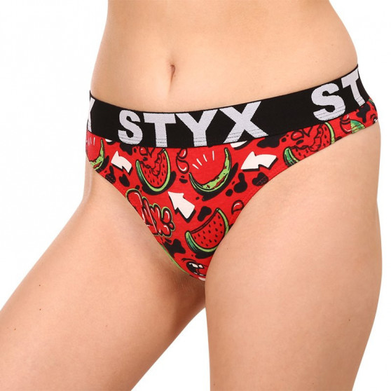 Tanga para mulher Styx arte desportiva melões de borracha (IT1459)