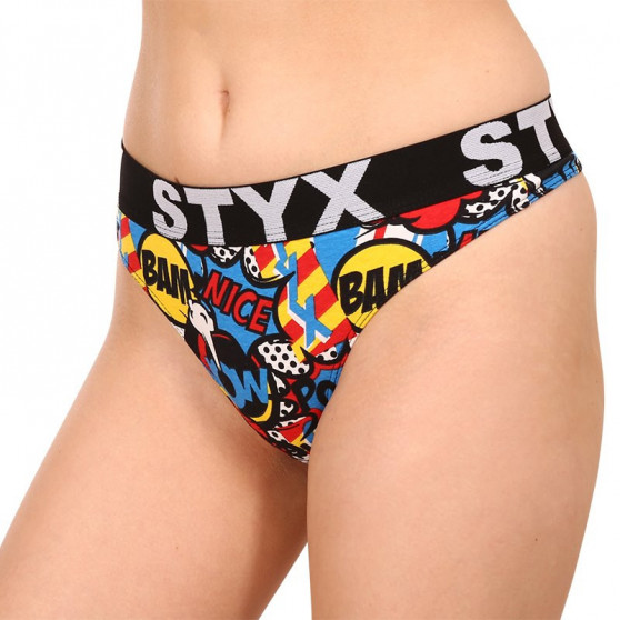 Tanga para mulher Styx arte esportes borracha poof (IT1153)