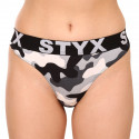 Tanga para mulher Styx arte esportes borracha camouflage (IT1457)