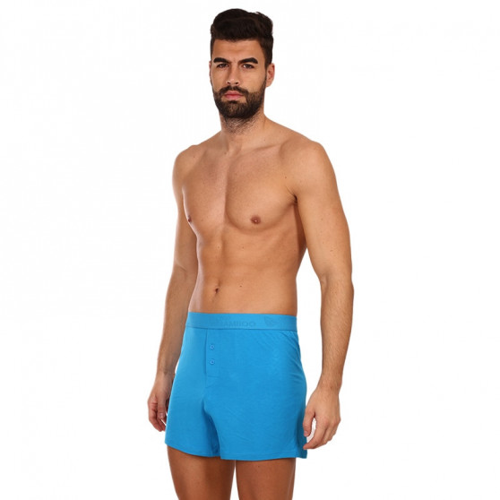 Boxers para homem Gino bambu azul (75195)