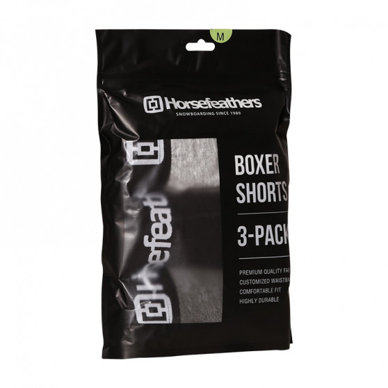 3PACK Boxers para homem Horsefeathers Dynasty long (AM195D)