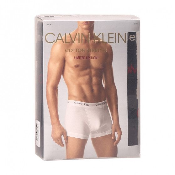 3PACK Boxers para homem Calvin Klein preto (NB3056A-6G6)