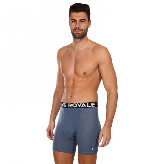 Boxers para homem Mons Royale merino azul (100088-1169-376)