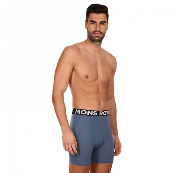 Boxers para homem Mons Royale merino azul (100088-1169-376)