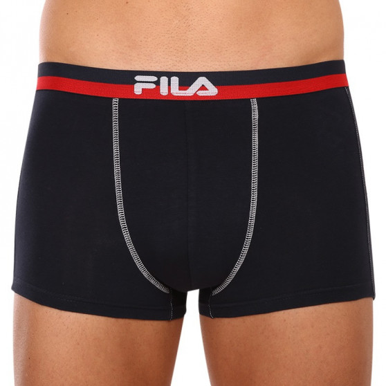 2PACK Boxers para homem Fila azul escuro (FU5020/2-321)