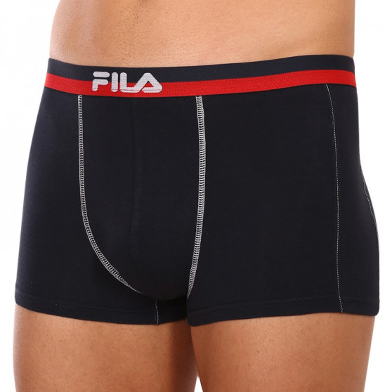 2PACK Boxers para homem Fila azul escuro (FU5020/2-321)