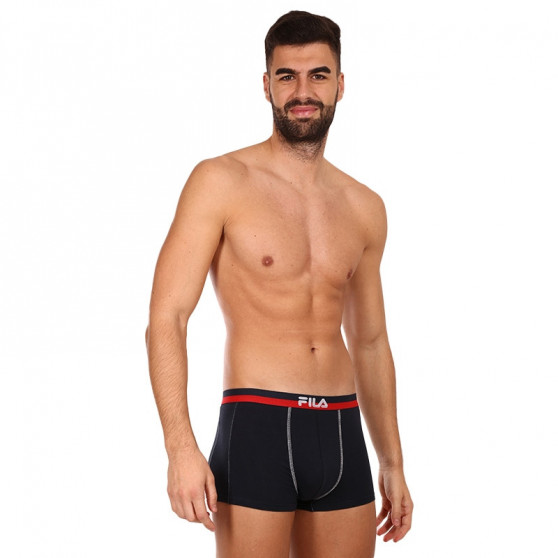 2PACK Boxers para homem Fila azul escuro (FU5020/2-321)