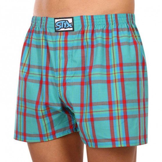 Boxers para homem Styx clássico elástico multi-colorido (A939)