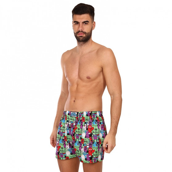 Boxers para homem Styx arte clássica monstros de borracha (A1555)