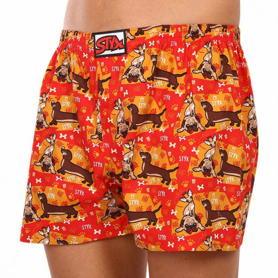 Boxers para homem Styx arte clássica cães de borracha (A1554)