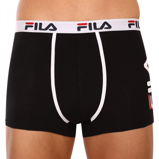 2PACK Boxers para homem Fila preto (FU5040/2-200)