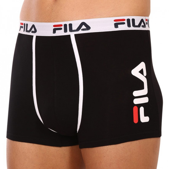 2PACK Boxers para homem Fila preto (FU5040/2-200)