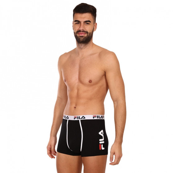 2PACK Boxers para homem Fila preto (FU5040/2-200)