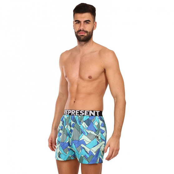 Boxers para homem Represent local exclusivo do glaciar Mike (R2M-BOX-0750)