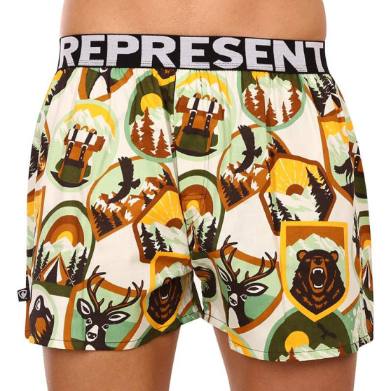 Boxers para homem Represent exclusivo Mike trapper (R2M-BOX-0751)