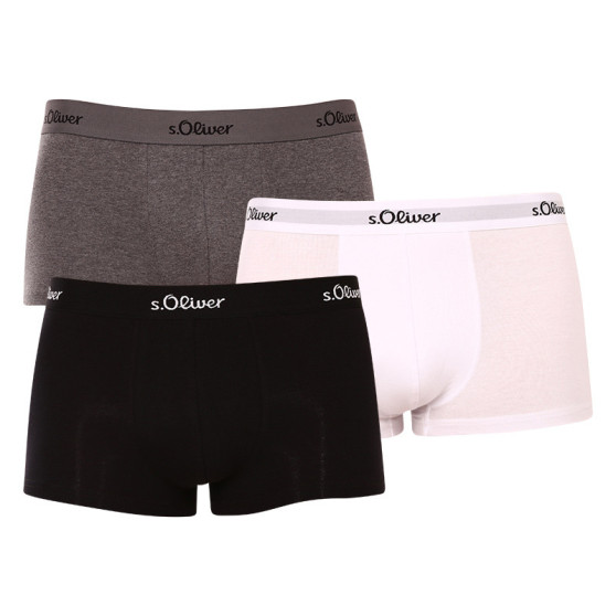 3PACK Boxers para homem S.Oliver multicolorido (JH-34H-83013768)