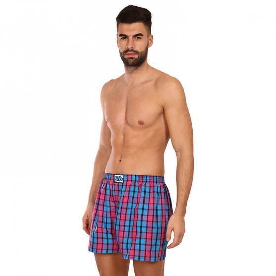 Boxers para homem Styx clássico de borracha superdimensionado multicolorido (E934)