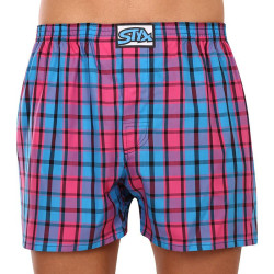 Boxers para homem Styx clássico de borracha superdimensionado multicolorido (E934)