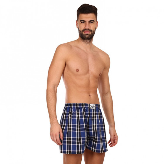 Boxers para homem Styx clássico de borracha superdimensionado multicolorido (E940)