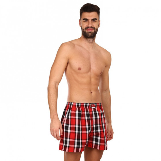 Boxers para homem Styx clássico de borracha superdimensionado multicolorido (E935)